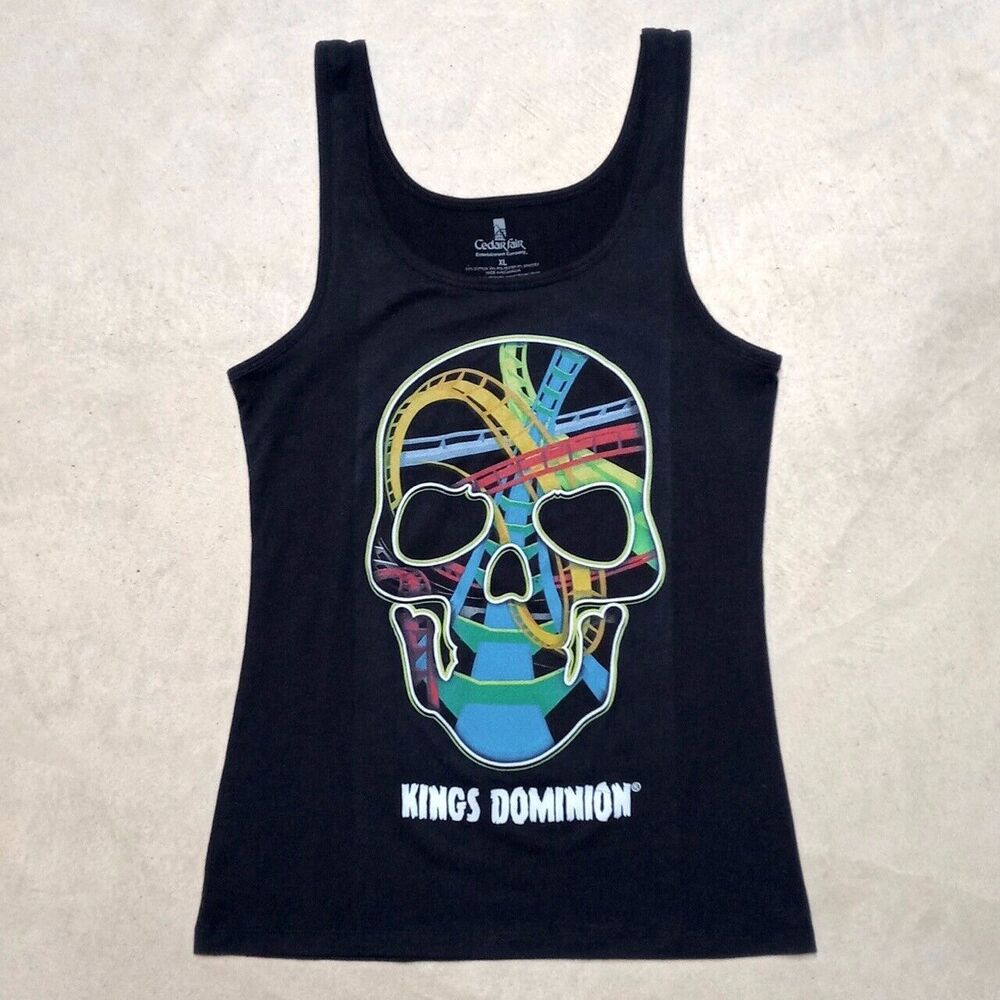Kings Dominion Cedar Fair Six Flags Theme Park Tank Top Shirt - Women’s Size XL